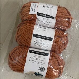 Chenille Home Yarn in Terracotta